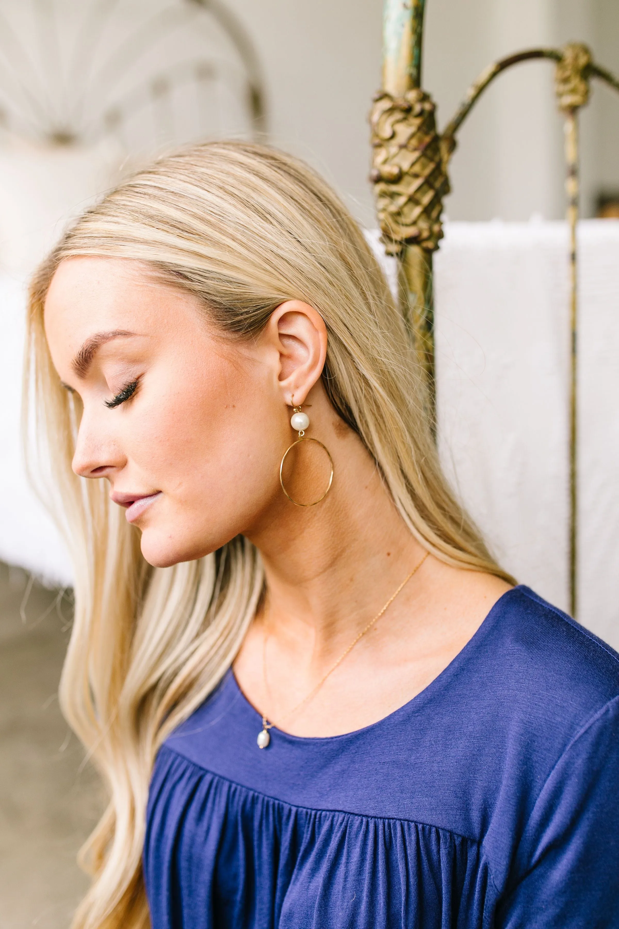 Don't Get Fresh Pearl Pendant Necklace