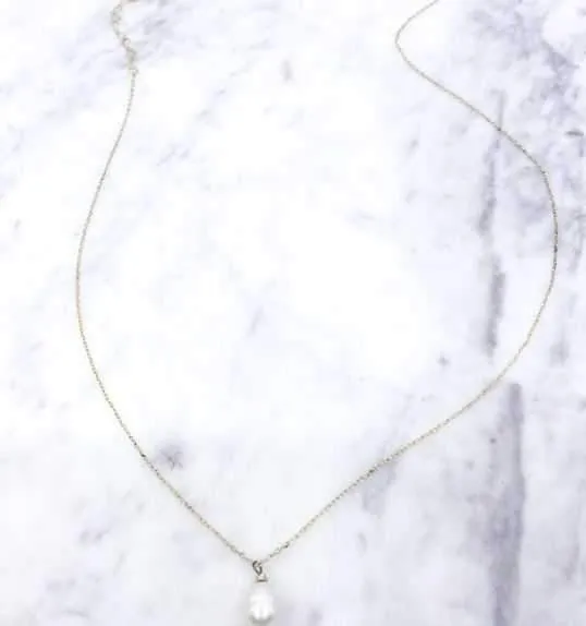 Don't Get Fresh Pearl Pendant Necklace