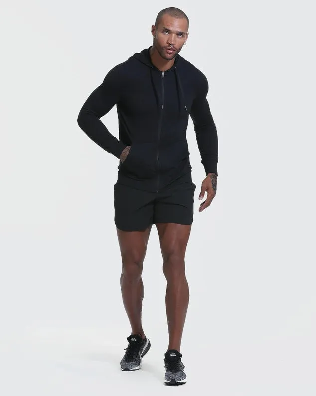 Full Zip Active Comfort Hoodie (Black)