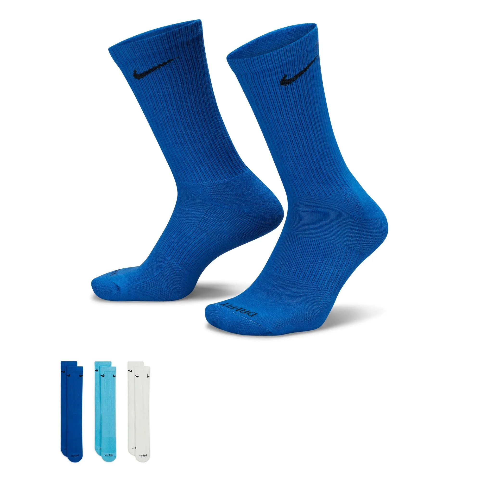 Men's Nike Everyday   Cushion Crew 3 Pack Socks