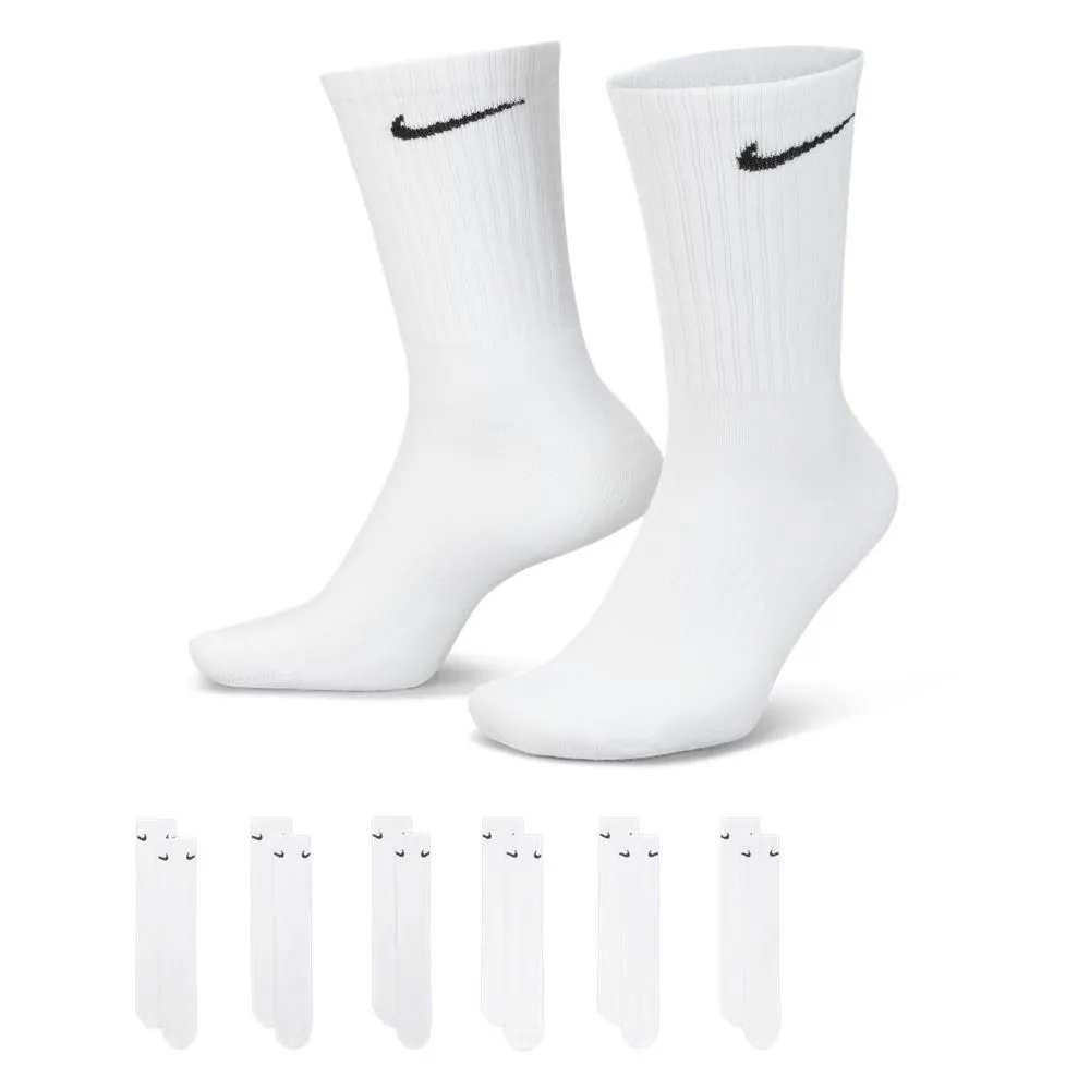 Men's Nike Everyday Cushioned 6-Pack Crew Socks