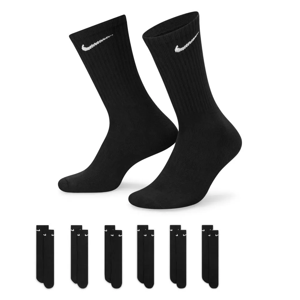Men's Nike Everyday Cushioned 6-Pack Crew Socks